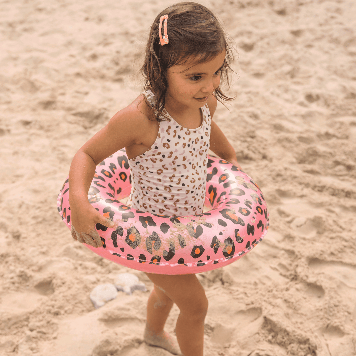 Safari Chic | Ruban de natation en or rosé Ø 55 cm