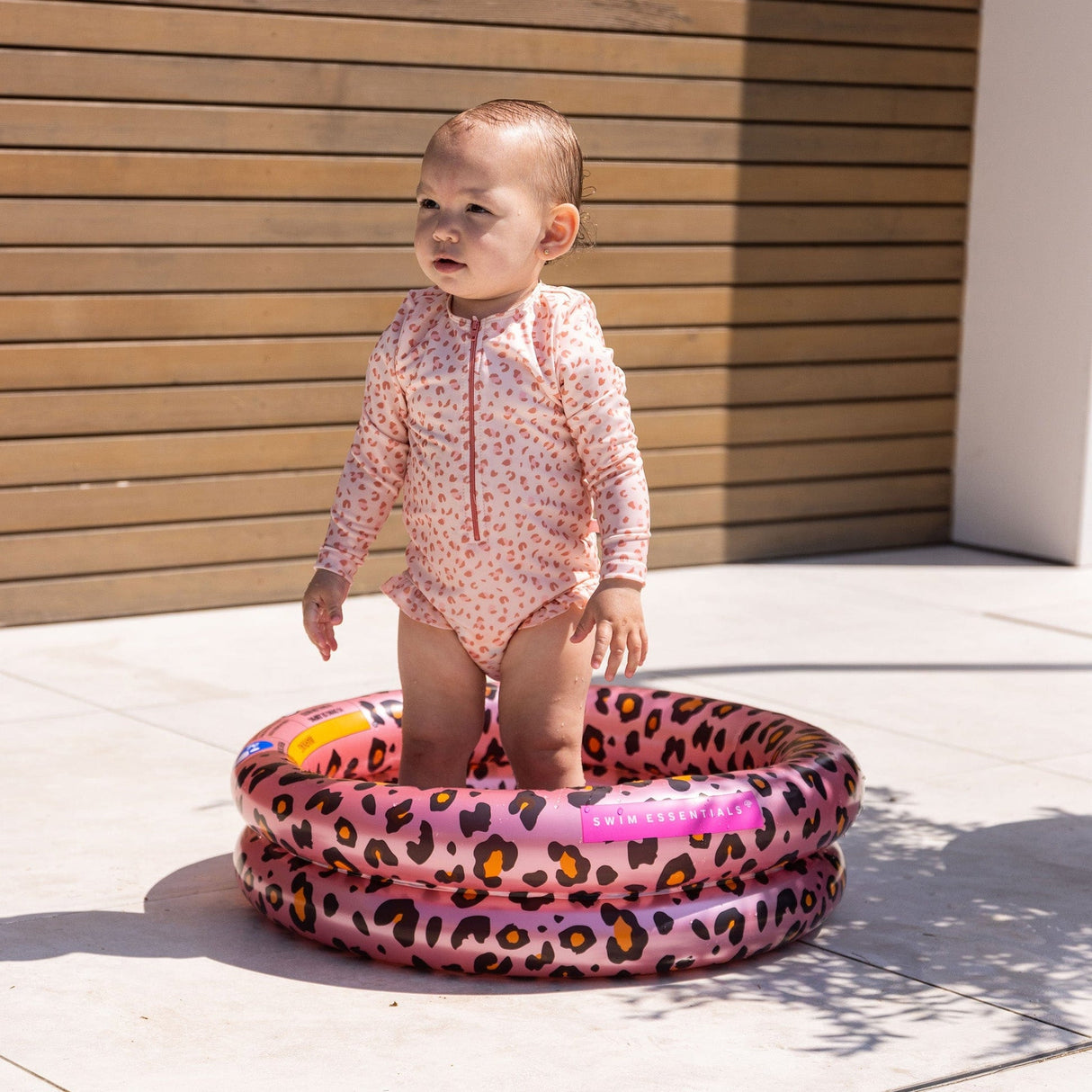 Safari Chic | rosé Gold Puppelchen schwammen Pool Ø 60 cm