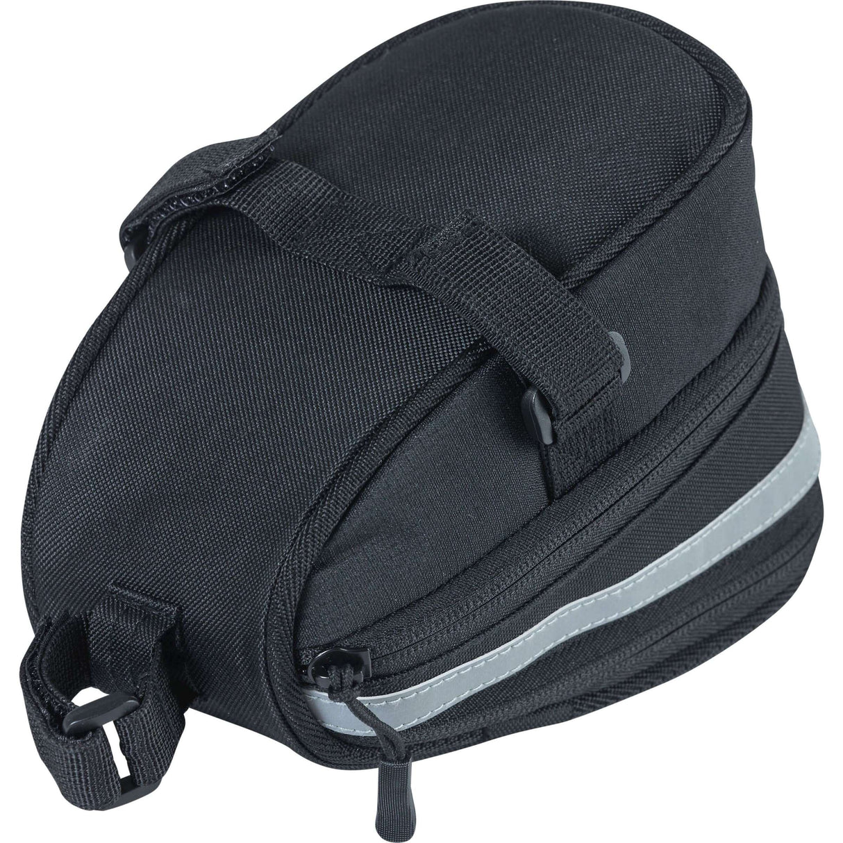Basil Mada saddle bag - Compact, Black, 1L, Velcro, Bicycle Accessory