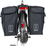 Basil Mara XXL double pannier - 47L - Women's Men's - City - Black