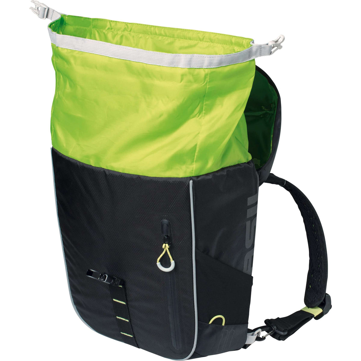 Basil Miles Dawypack - Sporty Bicycle Bag - Unisex - Black Lime