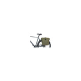 Basil Soho Double Bicycle Bag Nordlicht - Waterproof luggage carrier bag for electric bicycle - Green