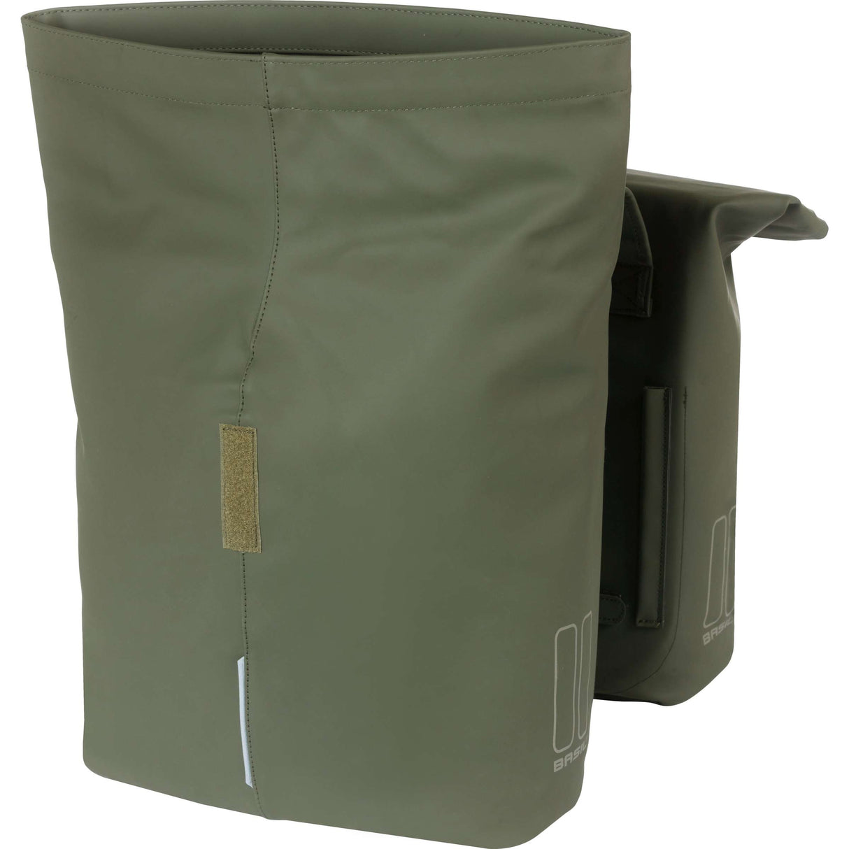 Basil Tas City Double Vegan Leather | Moss grøn