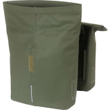 Basil Tas City Double Vegan Leather | Moss grøn
