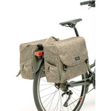 Mondi Joy Double Bicycle Bag - Water -Repellent Polyester - Racktime - Ivy Grey