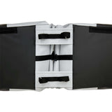 Newlooxs Bag New Nyborg Double Light Gray Black