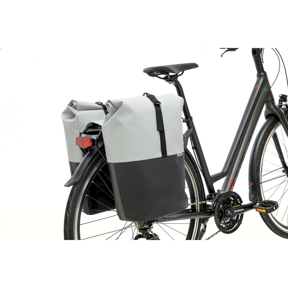 Newlooxs Bag New Nyborg Double Light Gray Black