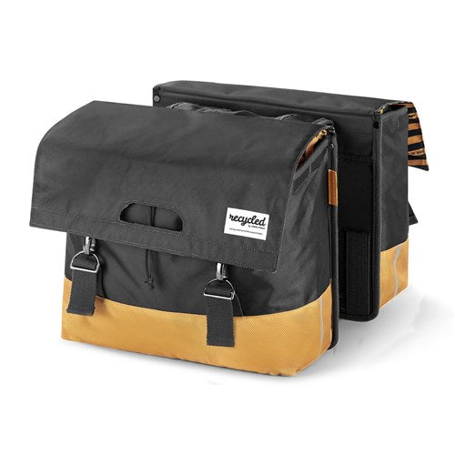 Urbanproof Urban Proof Double Bicycle Bag Črno rumeno 40L