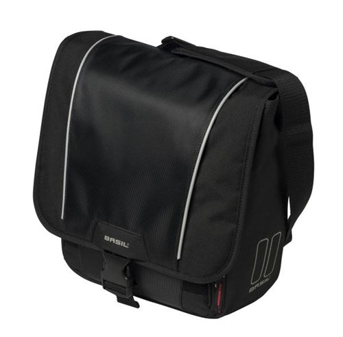 Basilsportdesign pendler taske - cykelcykelpose sort 18L