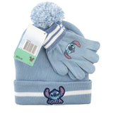 Merkoos lilo stitch winter set hat glove