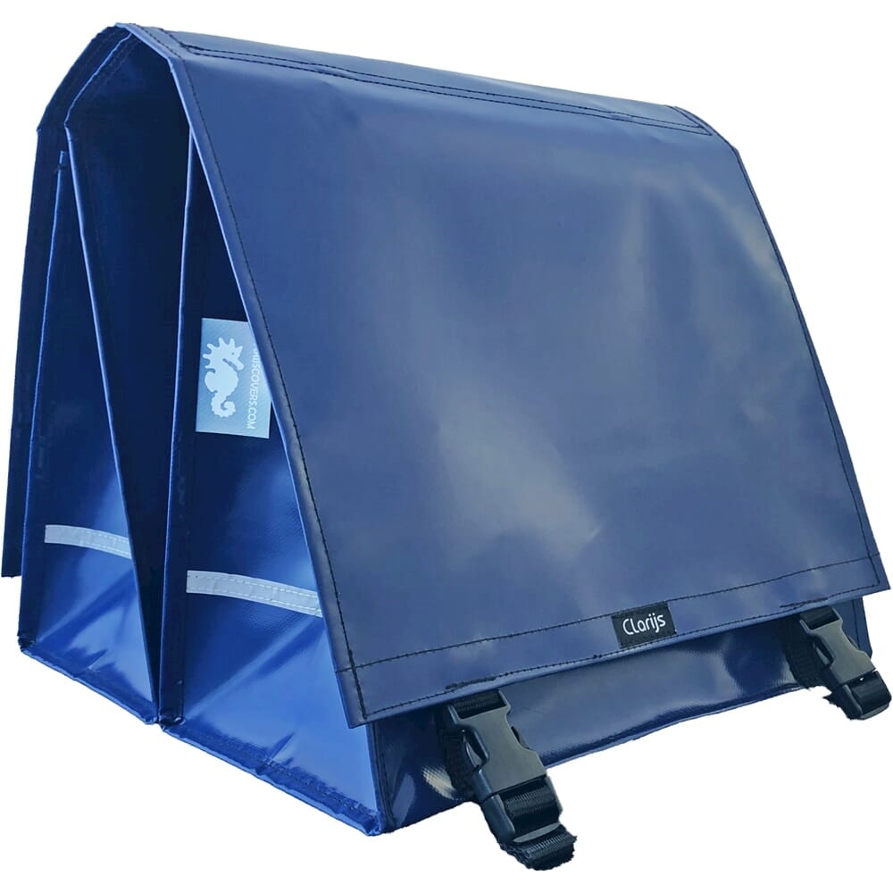 Clarijs Bicycle Bag Double XL PVC 46L s vystoupením D Blue
