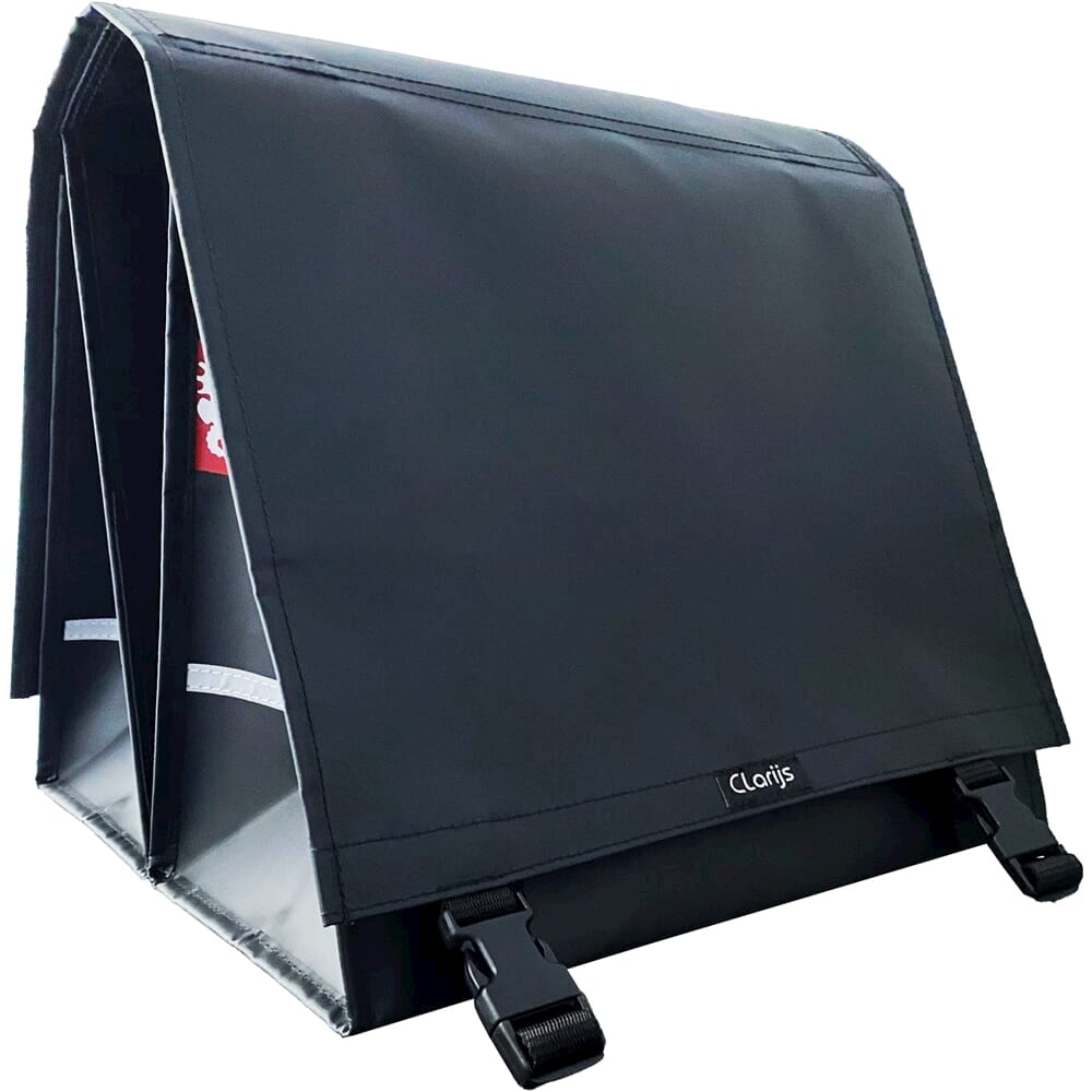Clarijs Bicycle Bag Double XL PVC 46L s výklenkem Matt Black