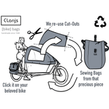 Clarijs Bag single solo svart 24 ltr