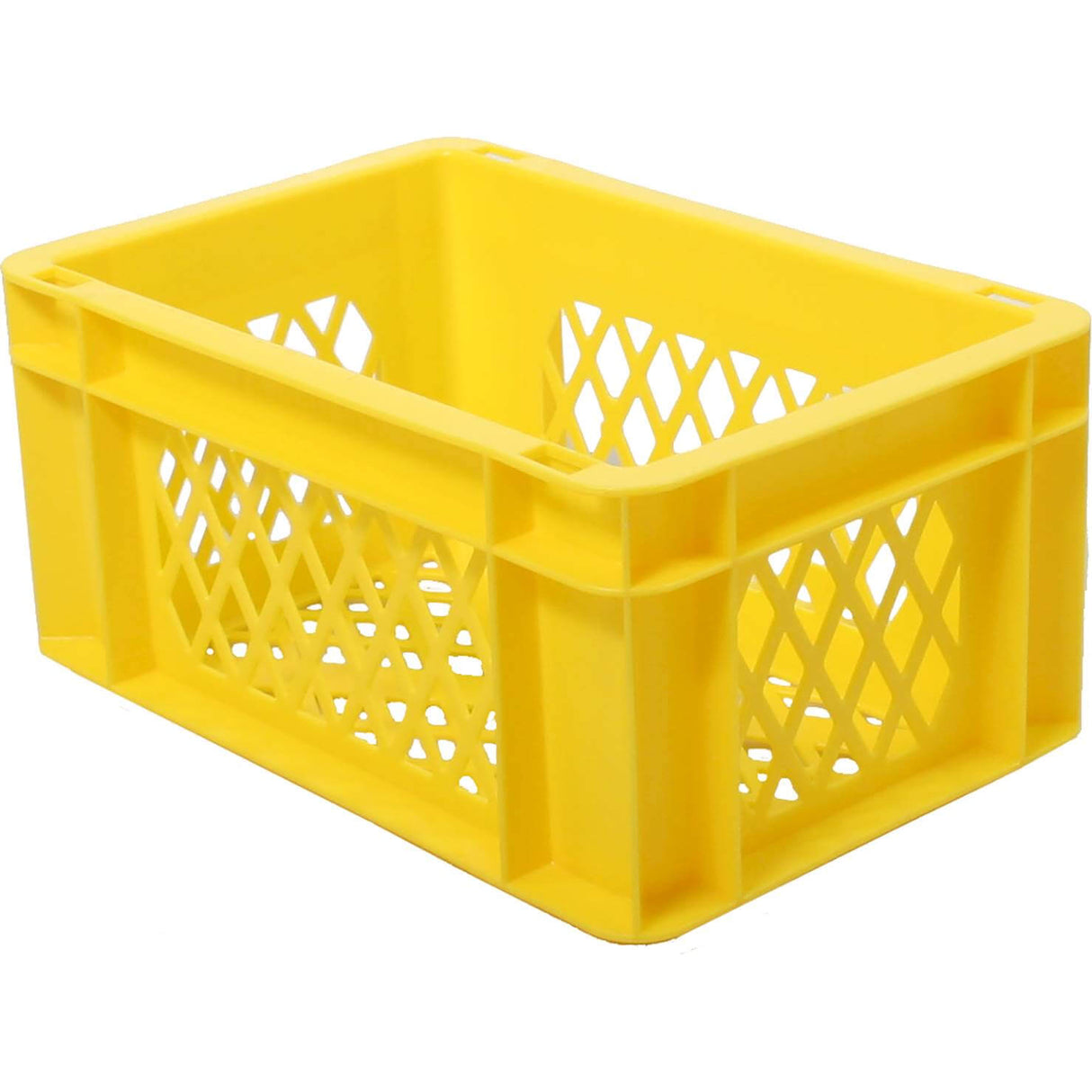 Bicycle crate luggage crate mini yellow 30x20x14.5cm