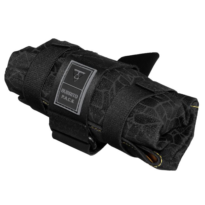 Topeak burrito paquete compacto base para toots y klee mestment bicicleta negra apagada