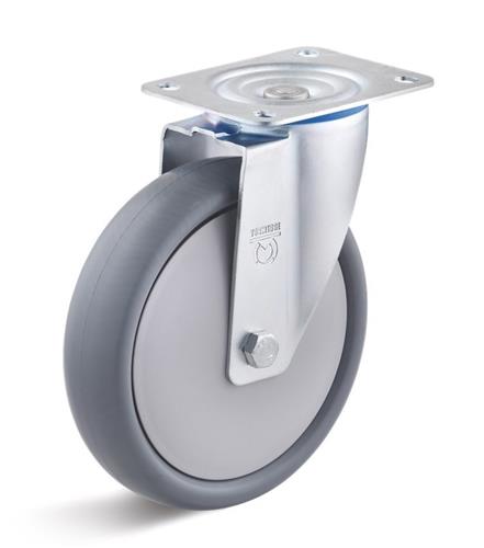 Torwegge zwenkwiel thermoplastisch ø80 kunststof