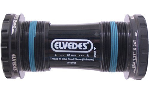 Bottom Bracket Elvedes Hollowtech Shimano Race 24Mm Black