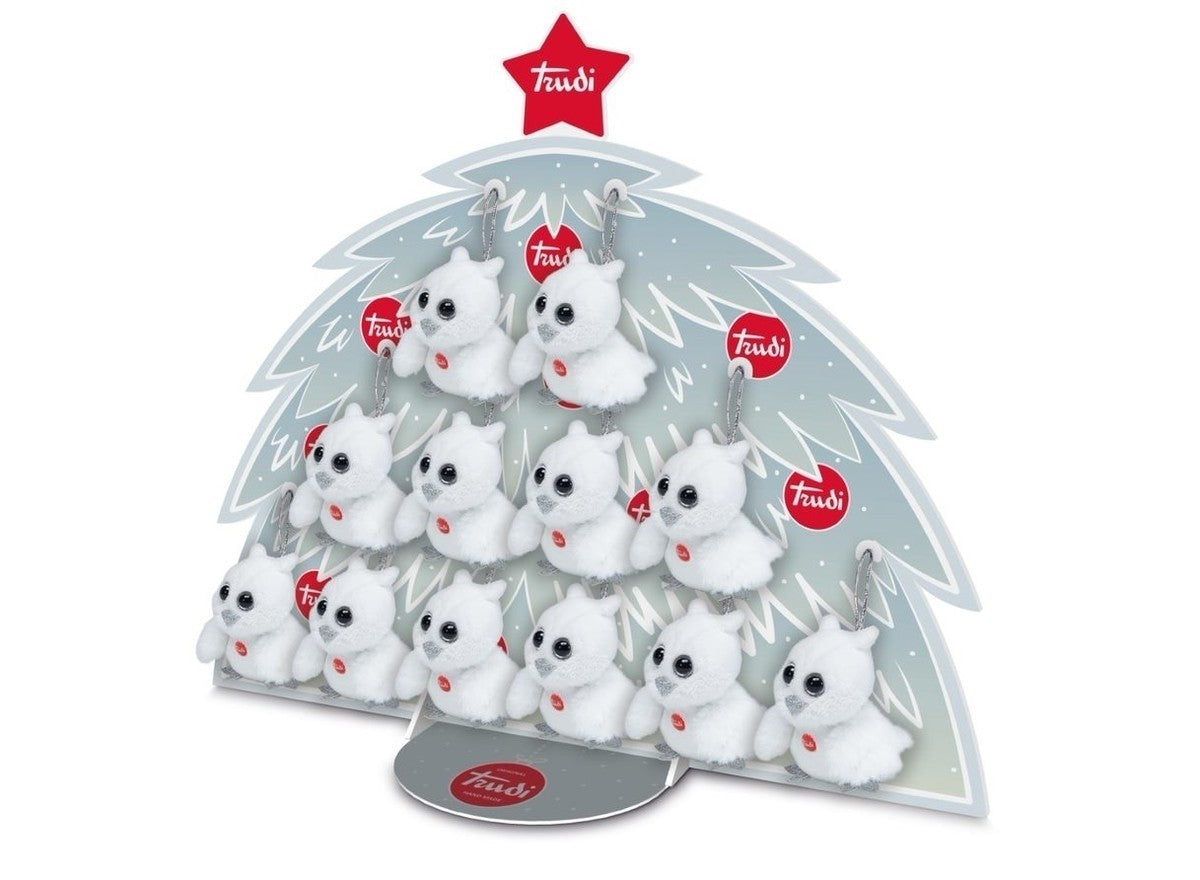 Trudi sc owl white display: 12 pcs (filled) (19533)