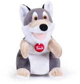 Trudi puppet wolf: 16x25x16 cm (s-29230)