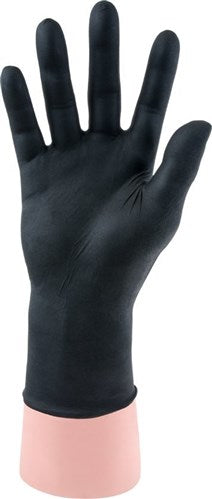 Avada plastic nitrile glove thin m 8 box a 100