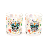 Zestaw 2 szklanek Dia de los Muertos o pojemności 250 ml