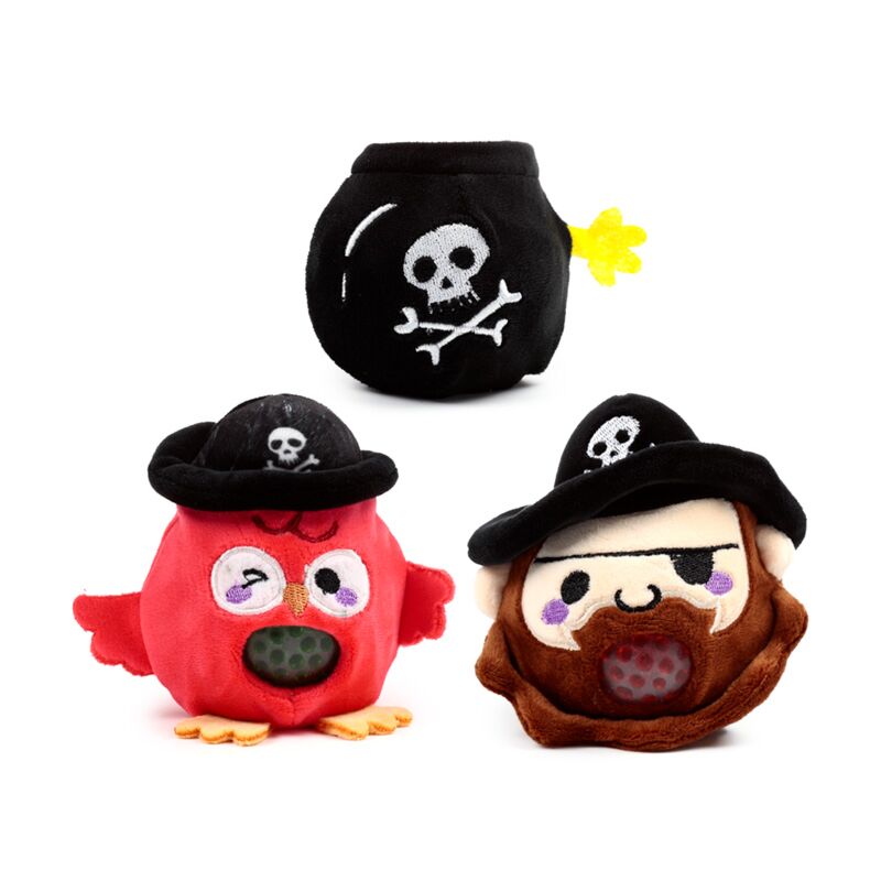 Queasy Squeezies Jolly Rogers Pirate Squeeze Toys