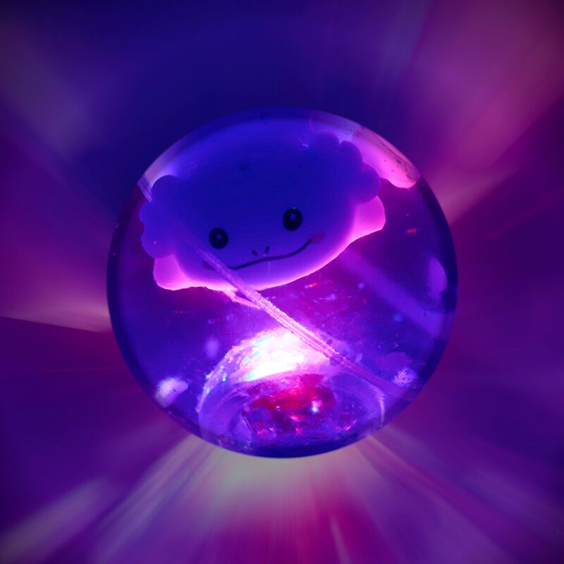 Axolotl high -rise LED flashy bouncing ball