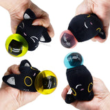 Queasy squeezies magic fortune teller lucky de zwarte kat knijp speelgoed