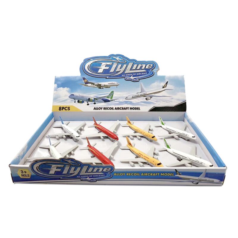 Flyline jet vliegtuig frictie terugtrek actiespeelgoed