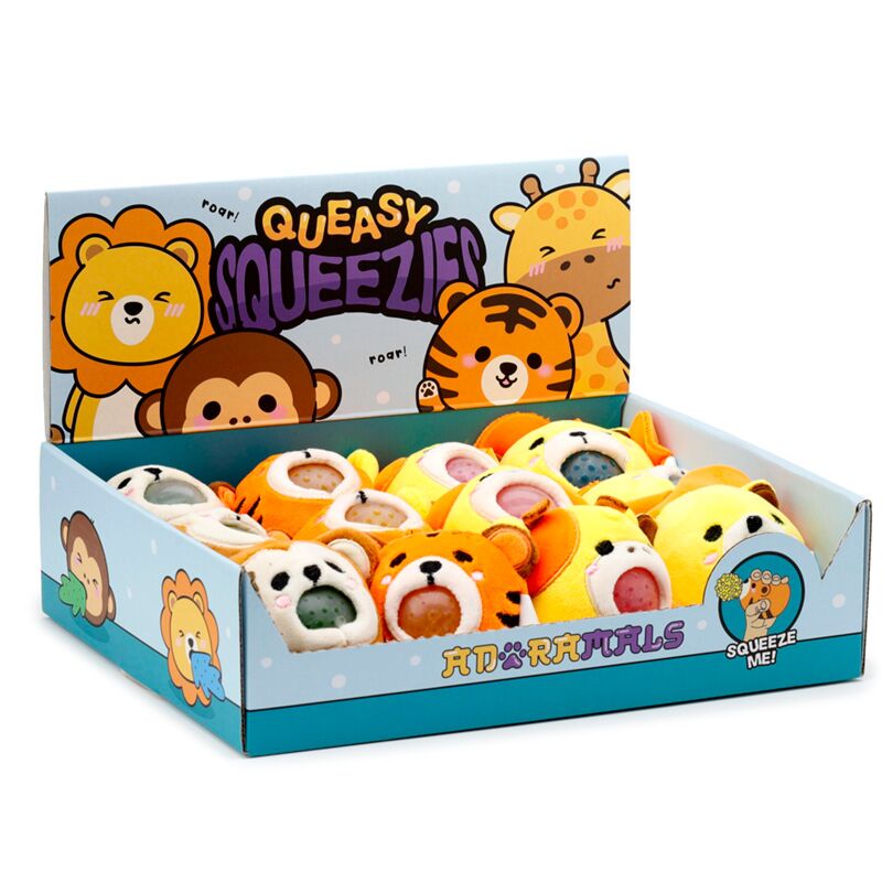 Mutes Squeezies Adoramals Lion Giraffe Affe und Tiger Plüschspielzeug