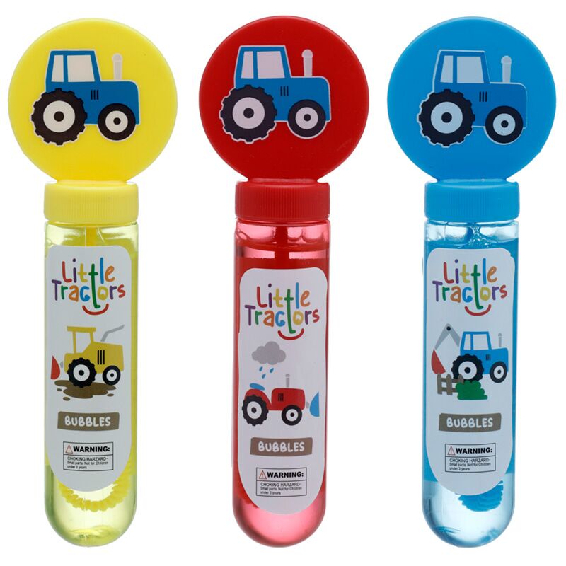 Small tractor 35ml bubble blower