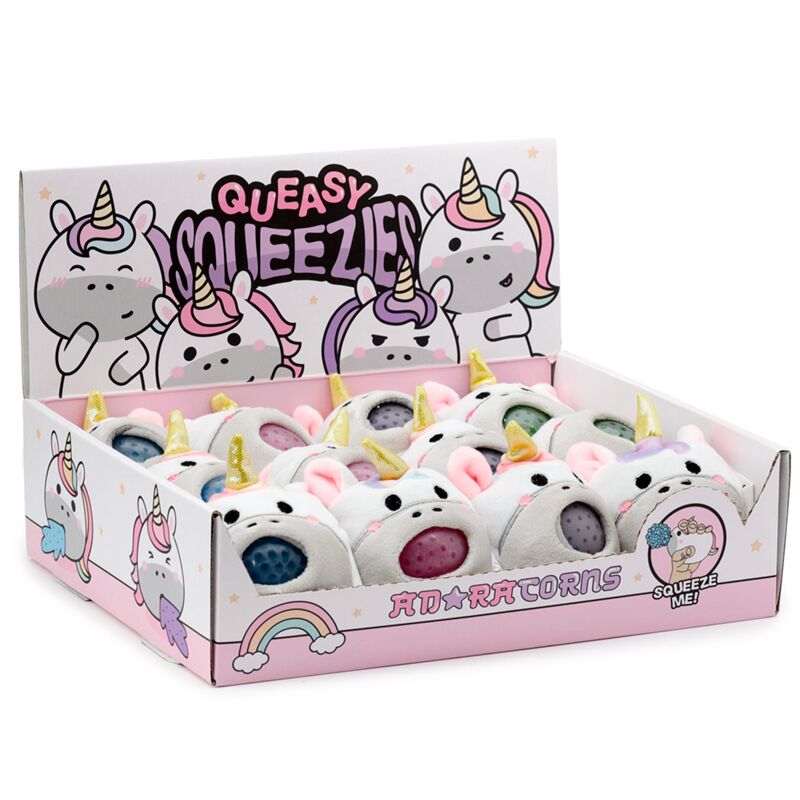 Queasy Squeezies Adoracorns Unicorn Plush Squeeze Toys
