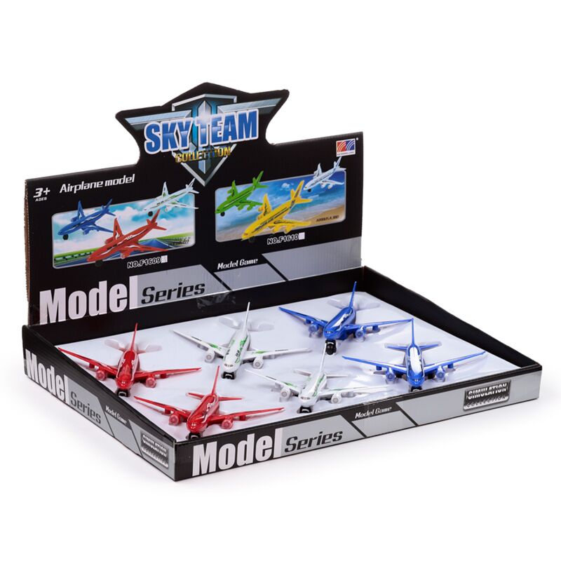 Light noise jet friction back-pull action toy