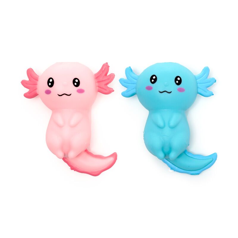 Stretch squeeze toy axolotl