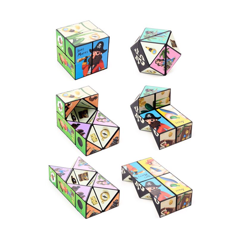 Jouet cube puzzle pirate Jolly Rogers