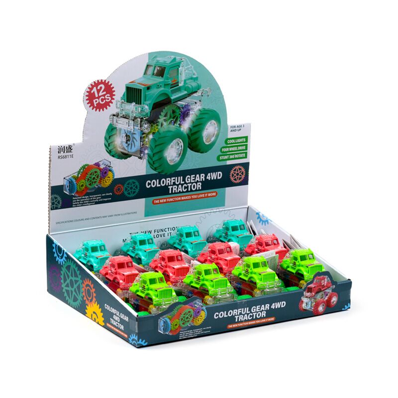 Stunt Tractor Friction Push Trek Action Toys