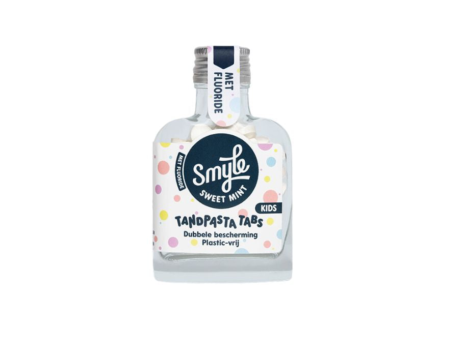Smyle toothpaste tabs - kids - bottle 65st. - with fluoride