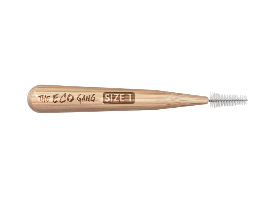 El cepillo Eco Gang Interdentale Size de bambú 1 0.4 mm