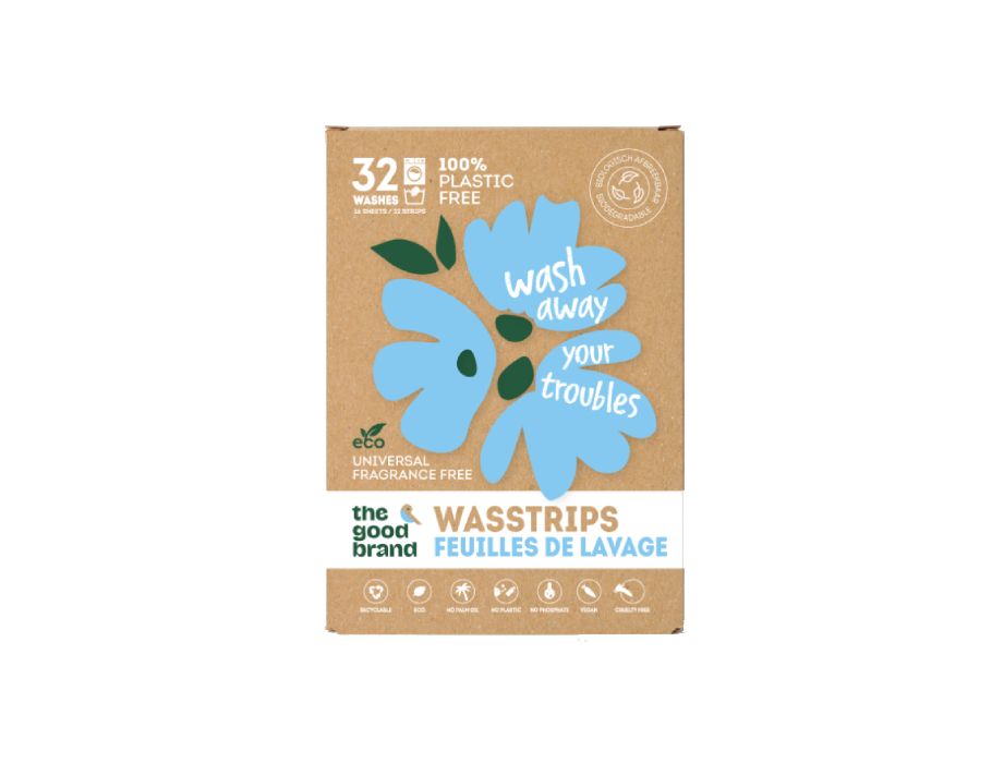 The good brand wasstrips - parfumvrij - 32 stuks