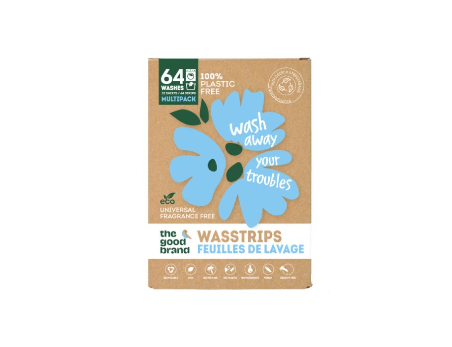 The Good Brand wax strips - perfume-free - 64 pieces