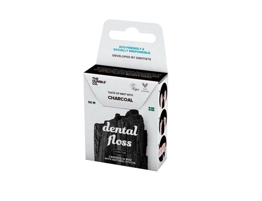 The humble co. dental floss charcoal