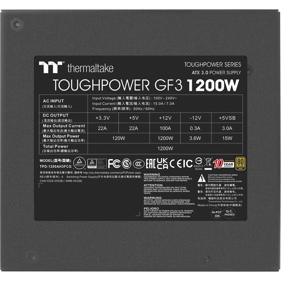 Thermaltake thoughpower GF3 1200w