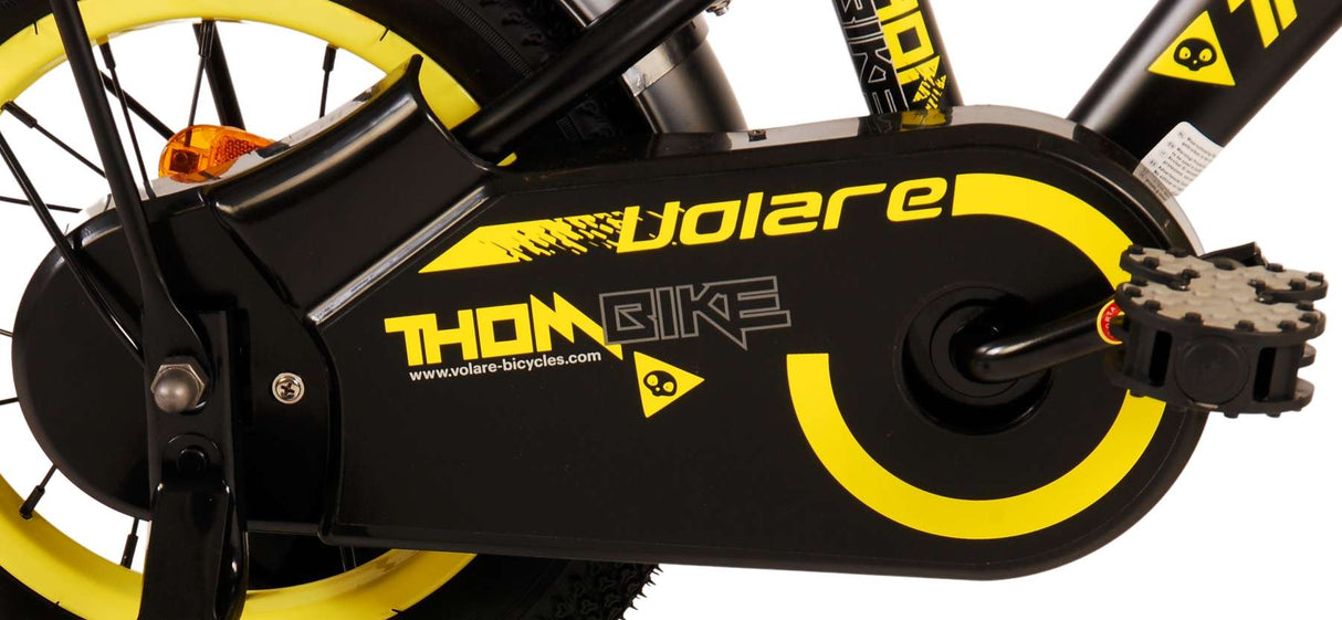 Otroško kolo Volare Thombike - Fantje - 12 palcev - črno rumena