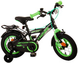 Volare Thombike Children's Bike Boys 12 inch Black Green Two Hand brakes