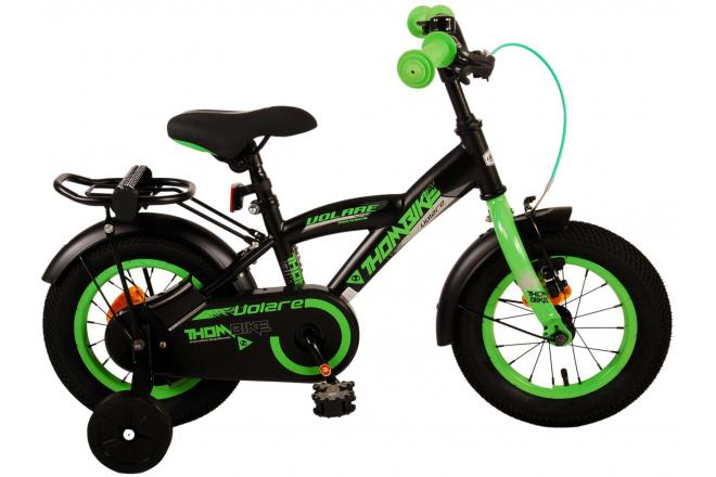 Volare Thombike Bicicleta para niños - Niños - 12 pulgadas - Black Green