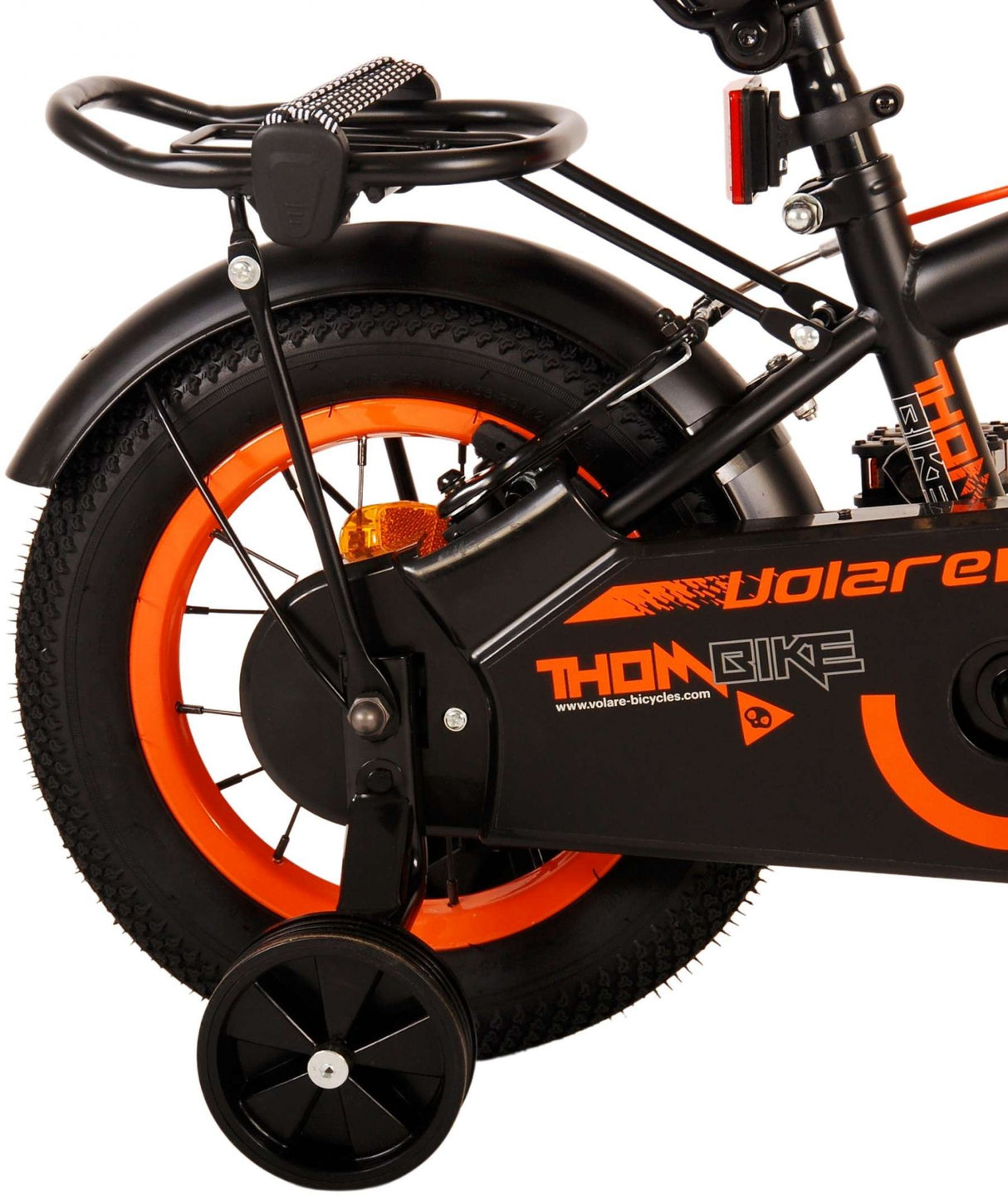 Bike per bambini Volare Thbike - Boys - 12 pollici - Arancia nera - Freni a due mani