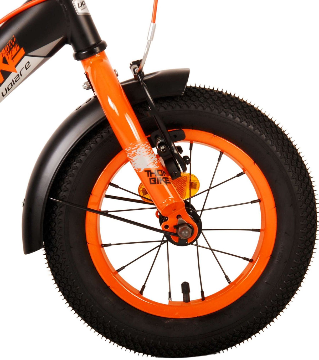Bike per bambini Volare Thbike - Boys - 12 pollici - Arancia nera - Freni a due mani