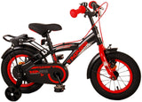Volare Thombike Children's Bike Boys 12 inch Black Red Two Hand brakes