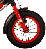 Volare Thombike Children's Bike Boys 12 inch Black Red Two Hand brakes