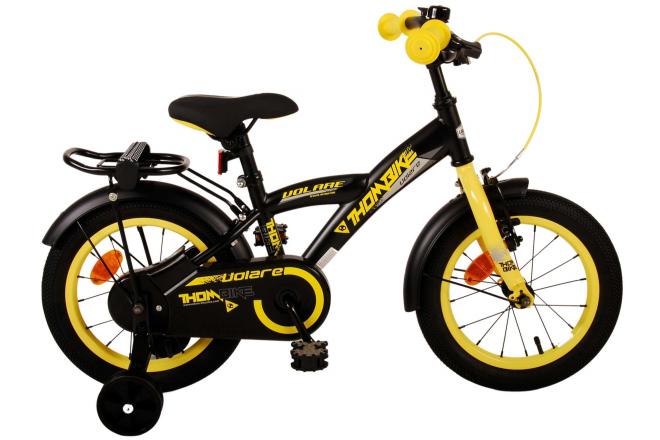 Volare Thombike Children's Bike - Drenge - 14 tommer - sort gul